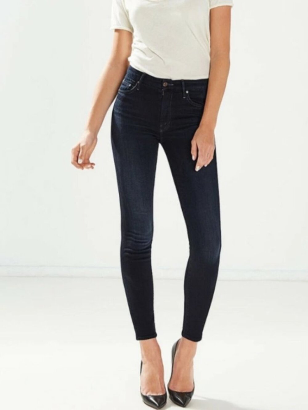 MOTHER The Looker High-Rise Skinny Jeans